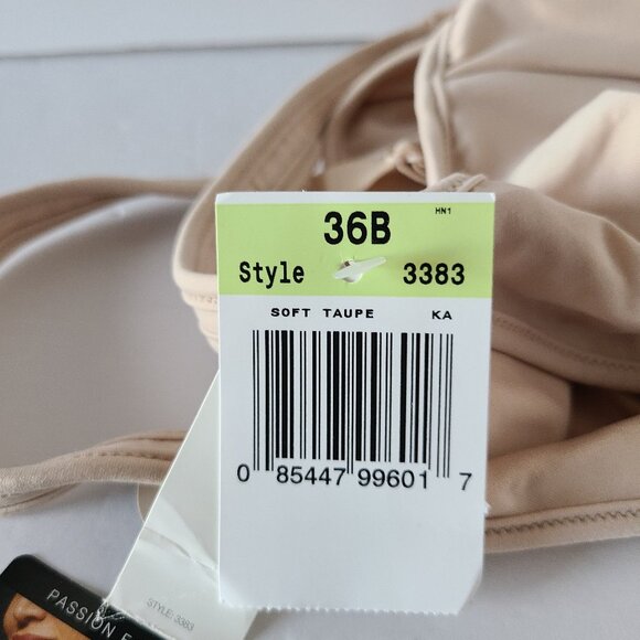 BALI WOMEN'S PASSION FOR COMFORT UNDERWIRE BRA -STYLE#3383 -SIZE 36B - Picture 5 of 8
